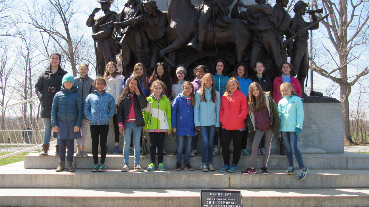 Village School students at Gettysburg - 2018